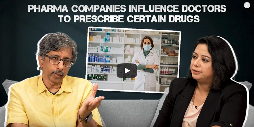 Pharma companies influence Doctors to prescribe certain drugs